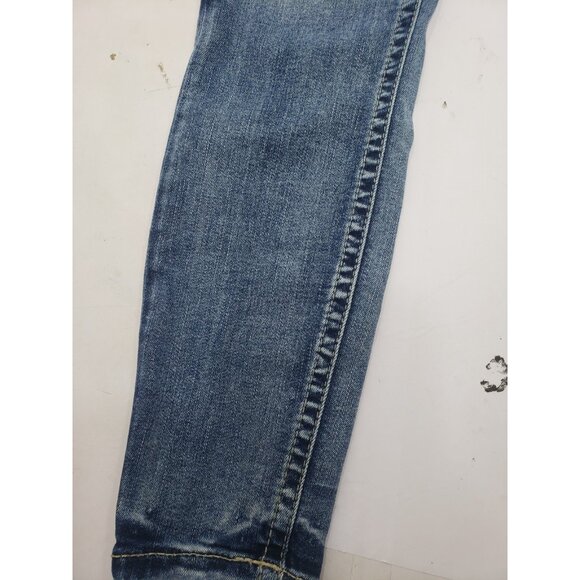 Silver Jeans Co. Elyse Skinny Ankle Size W25/L27 Medium Wash Denim Blue Jeans - Picture 9 of 16